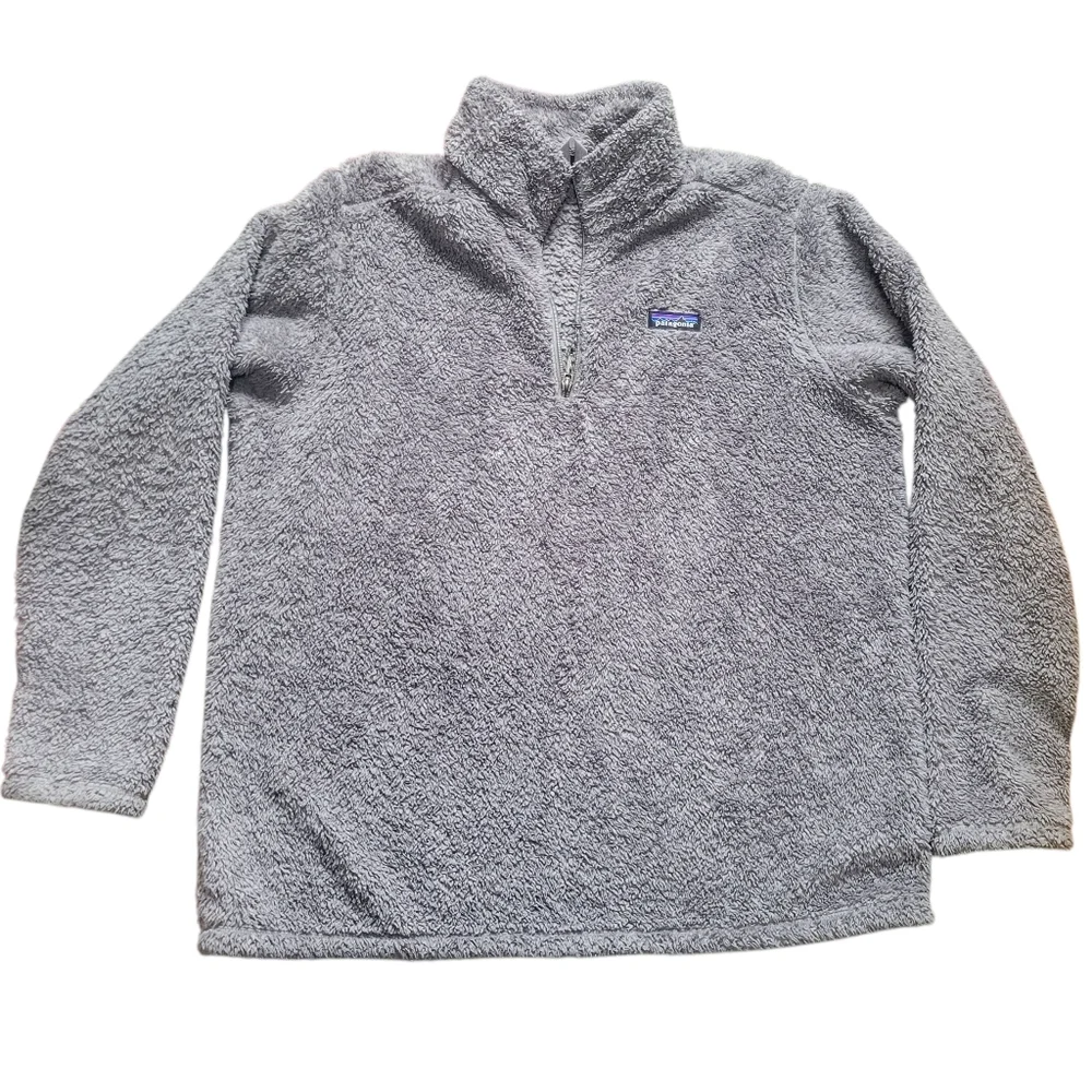 Patagonia // M's Los Gatos High Pile Pullover Fleece // XL // Salt Grey - Picture 2 of 8